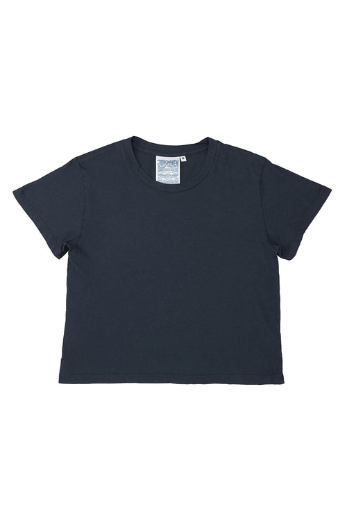 Cropped Ojai Tee | Jungmaven Hemp Clothing & Accessories / Color: Navy