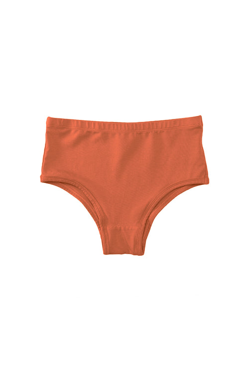 High Waist Brief - Sale Colors | Jungmaven Hemp Clothing & Accessories / Color: Burnt Orange