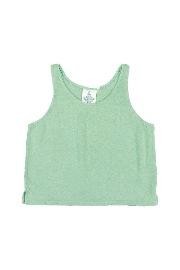 Sophie 100%  Hemp Cropped Tank Top - Sale Colors | Jungmaven Hemp Clothing & Accessories / Color: Sage Green