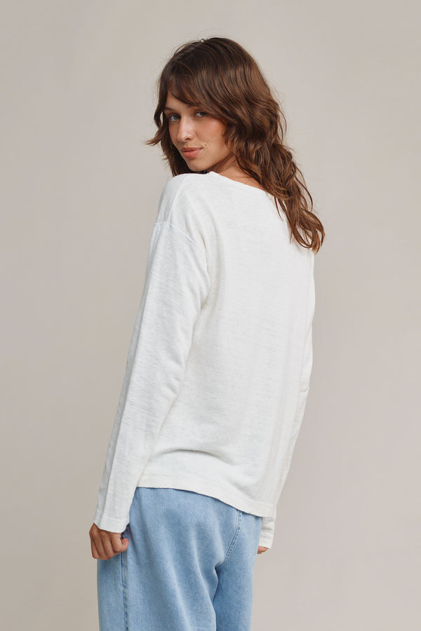 Breton Long Sleeve Tee | Jungmaven Hemp Clothing & Accessories / Color: 