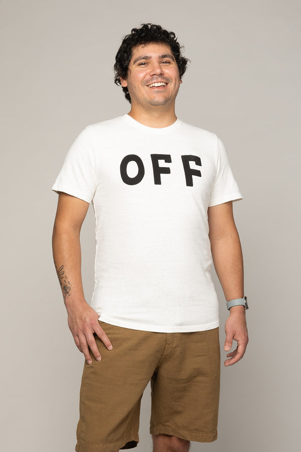 "OFF" Baja Tee  | Jungmaven Hemp Clothing & Accessories / model_desc: Dan is 5’9” wearing S