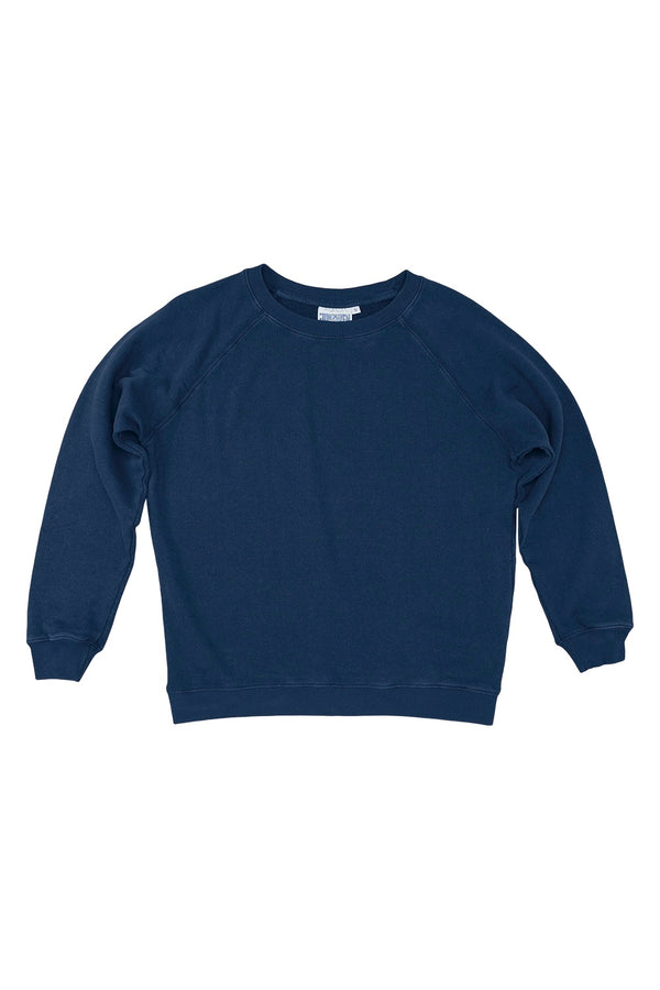 Bonfire Raglan Sweatshirt | Jungmaven Hemp Clothing & Accessories / Color: Deep Indigo