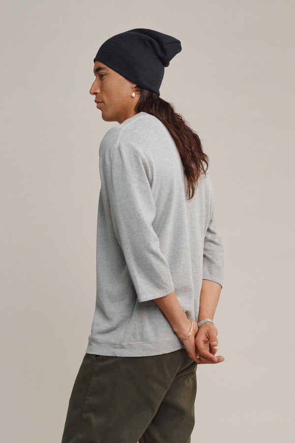 Heathered Cardiff 3/4 Sleeve Tee | Jungmaven Hemp Clothing & Accessories / Color: