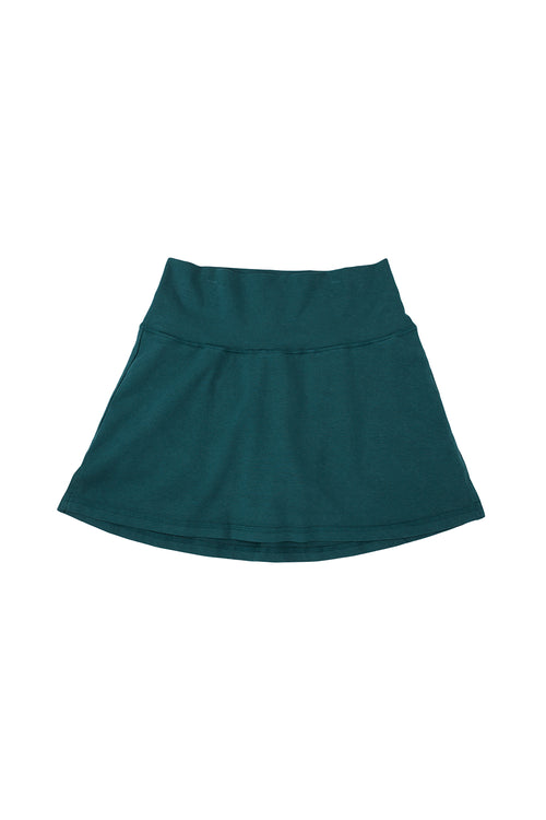 Court Skort | Jungmaven Hemp Clothing & Accessories / Color: Deep Teal