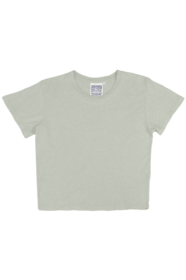 Cropped Lorel Tee - Sale Colors | Jungmaven Hemp Clothing & Accessories / Color: Agave Green