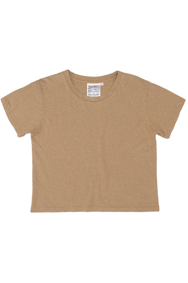 Cropped Lorel Tee | Jungmaven Hemp Clothing & Accessories / Color: Coyote
