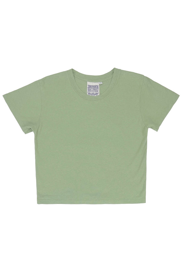 Cropped Lorel Tee - Sale Colors | Jungmaven Hemp Clothing & Accessories / Color: Pistachio
