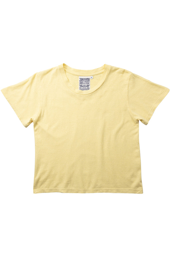Cropped Lorel Tee - Sale Colors | Jungmaven Hemp Clothing & Accessories / Color: Shortbread