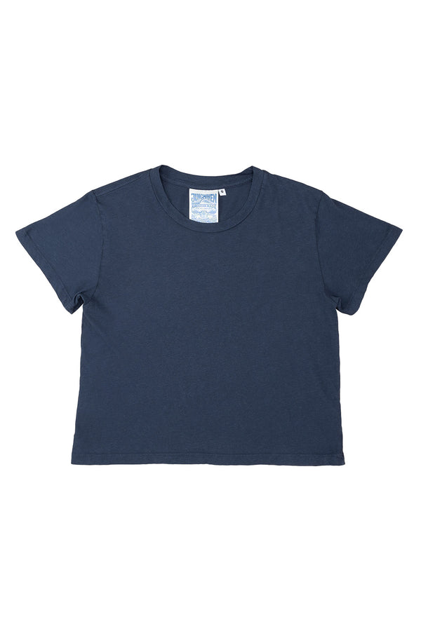Cropped Ojai Tee | Jungmaven Hemp Clothing & Accessories / Color: Navy