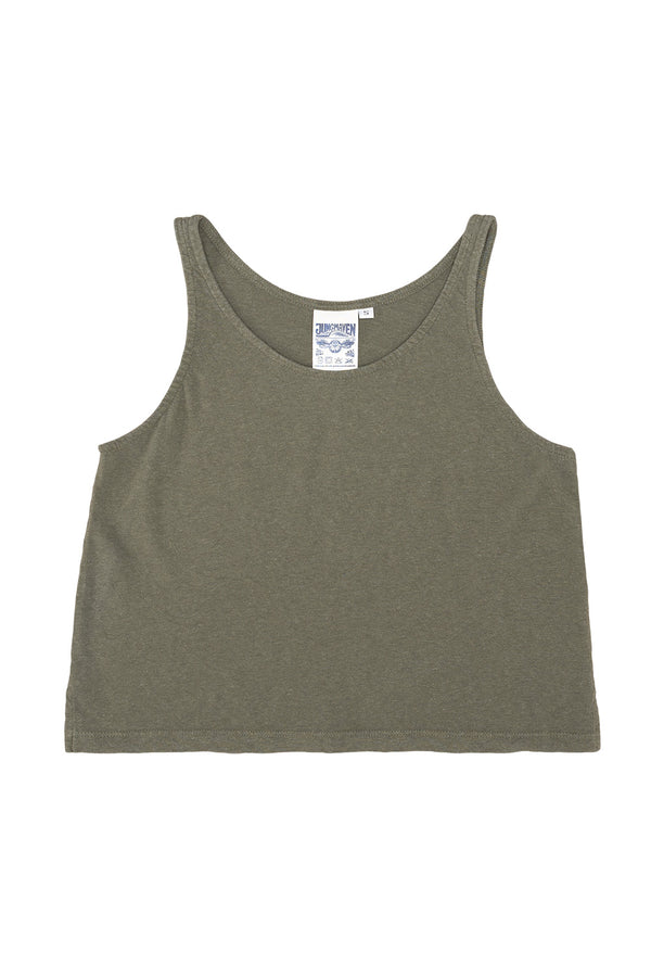 Cropped Tank | Jungmaven Hemp Clothing & Accessories / Color: Olive Green