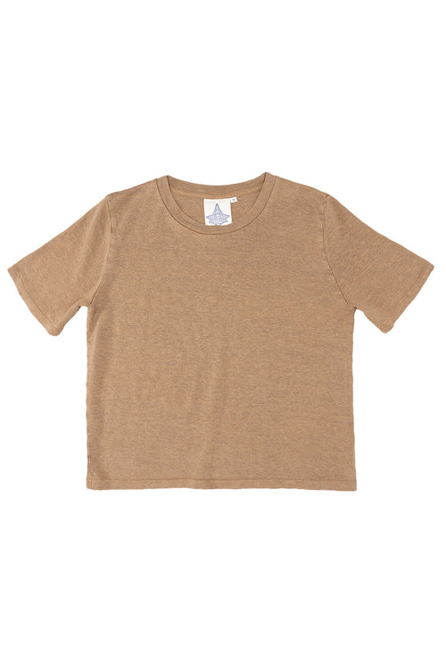 Dakota - 100% Hemp Cropped Tee | Jungmaven Hemp Clothing & Accessories / Color: Coyote