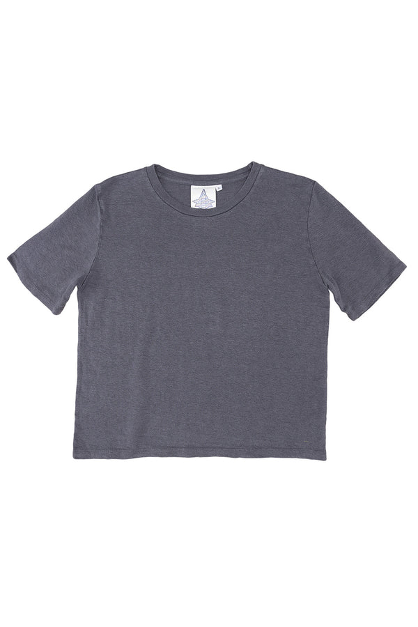 Dakota - 100% Hemp Cropped Tee | Jungmaven Hemp Clothing & Accessories / Color: Diesel Gray