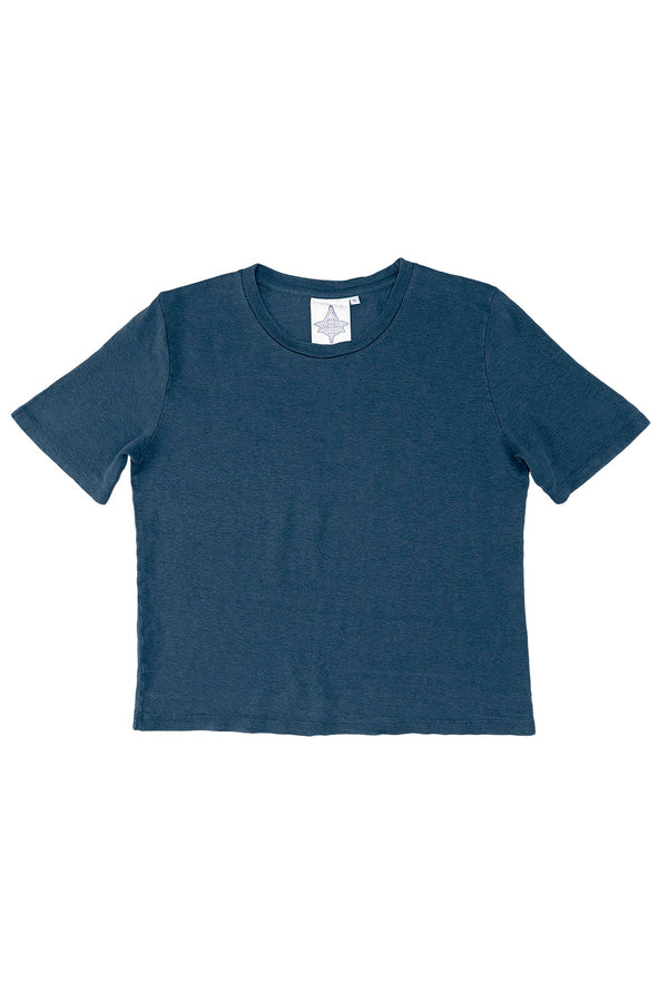 Dakota - 100% Hemp Cropped Tee | Jungmaven Hemp Clothing & Accessories / Color: Navy