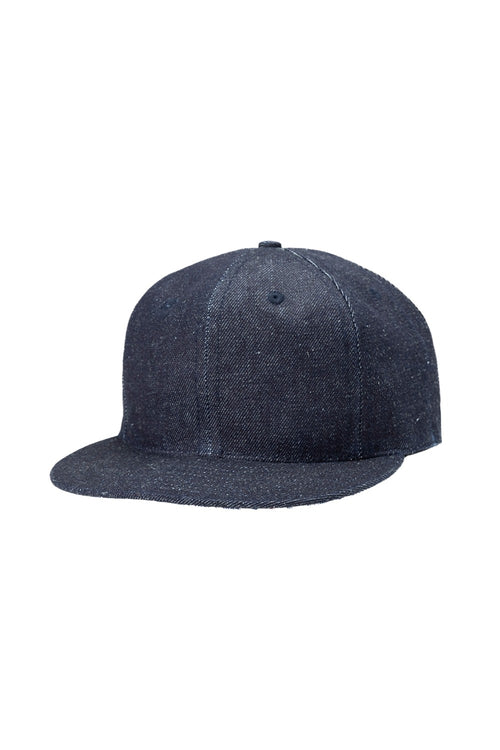 Field Cap | Jungmaven Hemp Clothing & Accessories / Color: Dark Denim with Lt. Gray