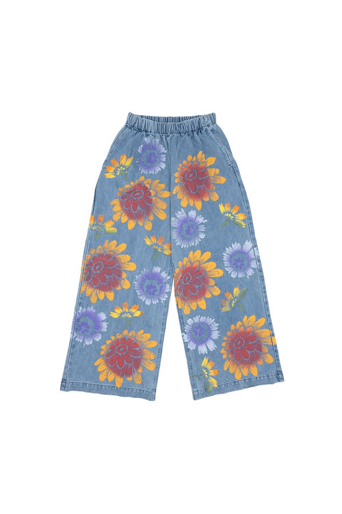 Dahlia Disco Denim Pant | Jungmaven Hemp Clothing & Accessories / Color: Light 