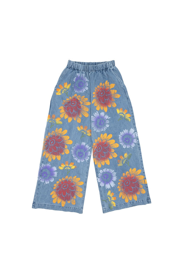 Dahlia Disco Denim Pant | Jungmaven Hemp Clothing & Accessories / Color: Light 