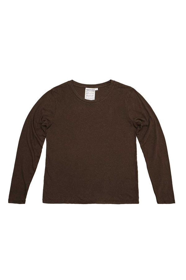 Encanto Long Sleeve Tee | Jungmaven Hemp Clothing & Accessories / Color: Coffee Bean