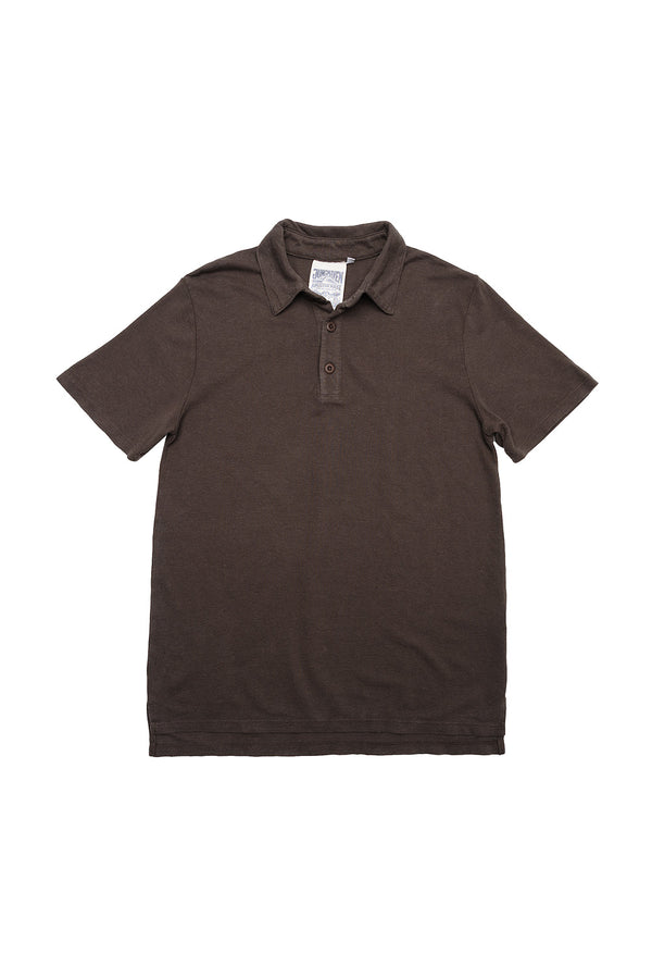 Fields Polo | Jungmaven Hemp Clothing & Accessories / Color: Coffee Bean