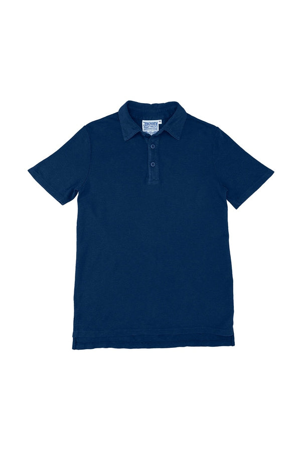 Fields Polo | Jungmaven Hemp Clothing & Accessories / Color: Deep Indigo