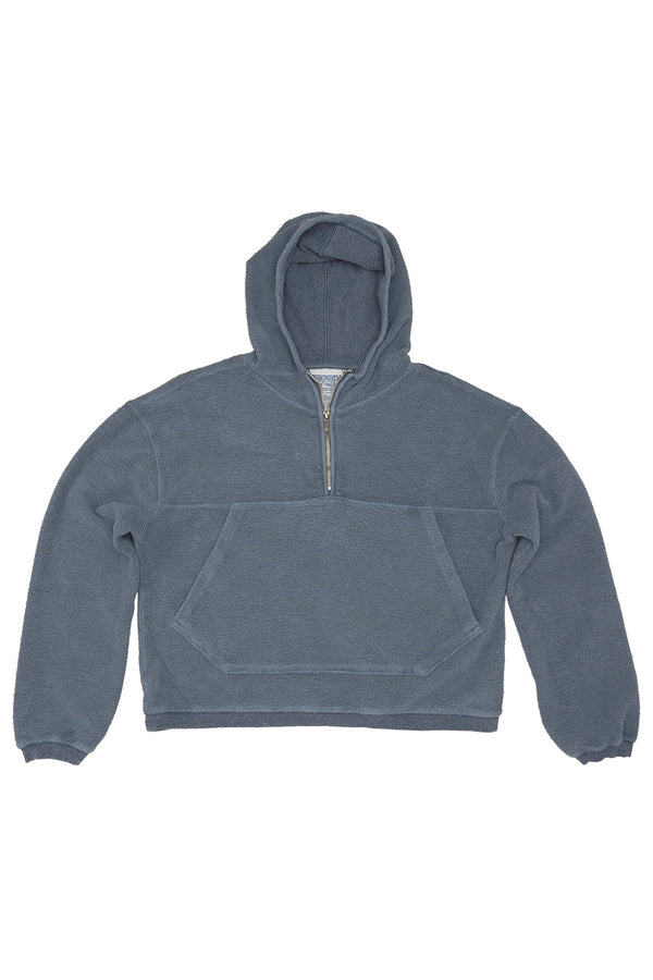 Heathered Osprey Cropped Sweatshirt | Jungmaven Hemp Clothing & Accessories / Color: Navy