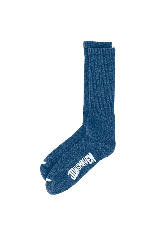 Hemp Crew Socks | Jungmaven Hemp Clothing & Accessories / Color: Deep Indigo