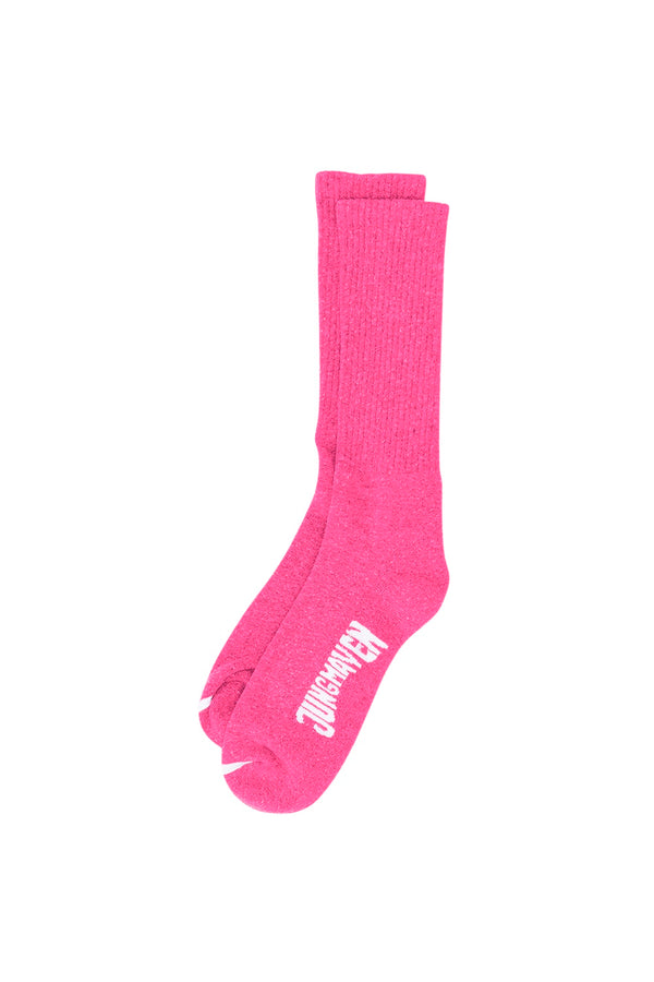 Hemp Crew Socks | Jungmaven Hemp Clothing & Accessories / Color: Electric Fuchsia 