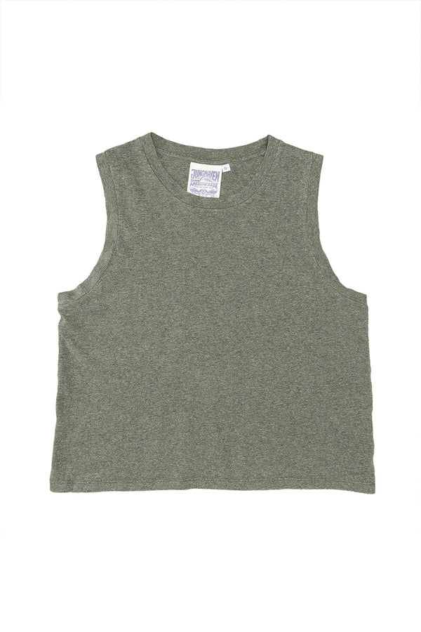 Heathered Phoenix Muscle Tee  | Jungmaven Hemp Clothing & Accessories / Color: Olive Green