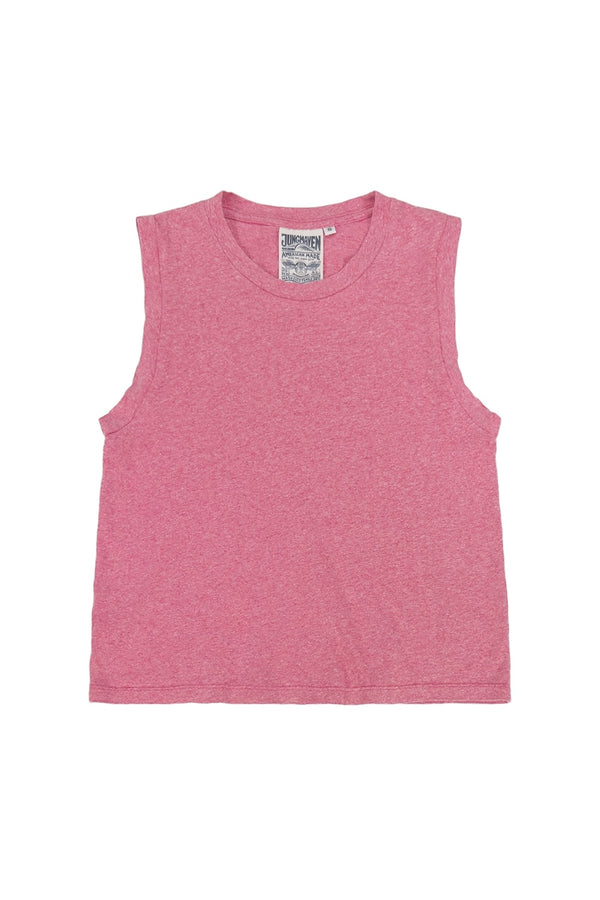 Heathered Phoenix Muscle Tee  | Jungmaven Hemp Clothing & Accessories / Color: Sunset Coral