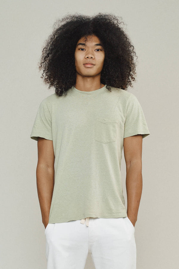 Jung Pocket Tee | Jungmaven Hemp Clothing & Accessories / model_desc: Chaz is 6’2” wearing L