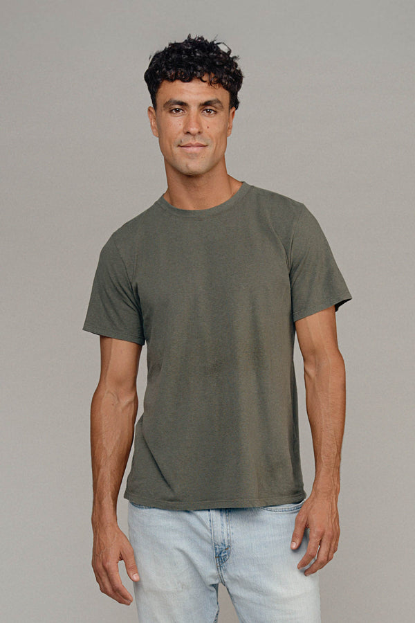 Jung Tee | Jungmaven Hemp Clothing & Accessories / model_desc: Conrad is 6’3" wearing L