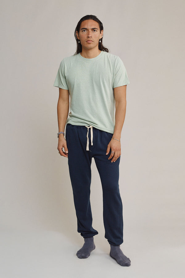 Yelapa Fleece Sweatpant | Jungmaven Hemp Clothing & Accessories / model_desc: Fabian is 6’0” wearing M