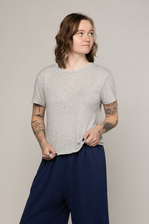 Lima Cropped Tee | Jungmaven Hemp Clothing & Accessories / model_desc: Kayla is 5’6” wearing S