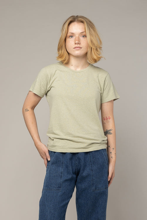 Lorel Tee - Sale Colors | Jungmaven Hemp Clothing & Accessories / model_desc: Abby is 5’4” wearing S