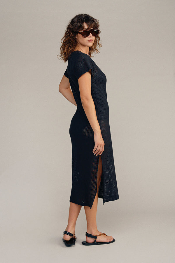 Mesh Sydney Dress | Jungmaven Hemp Clothing & Accessories / Color: