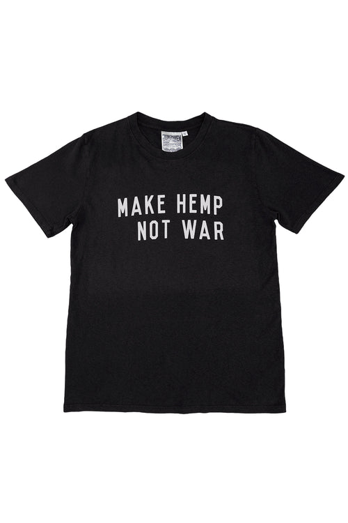 Make Hemp Not War  Jung Tee | Jungmaven Hemp Clothing & Accessories / Color: Black