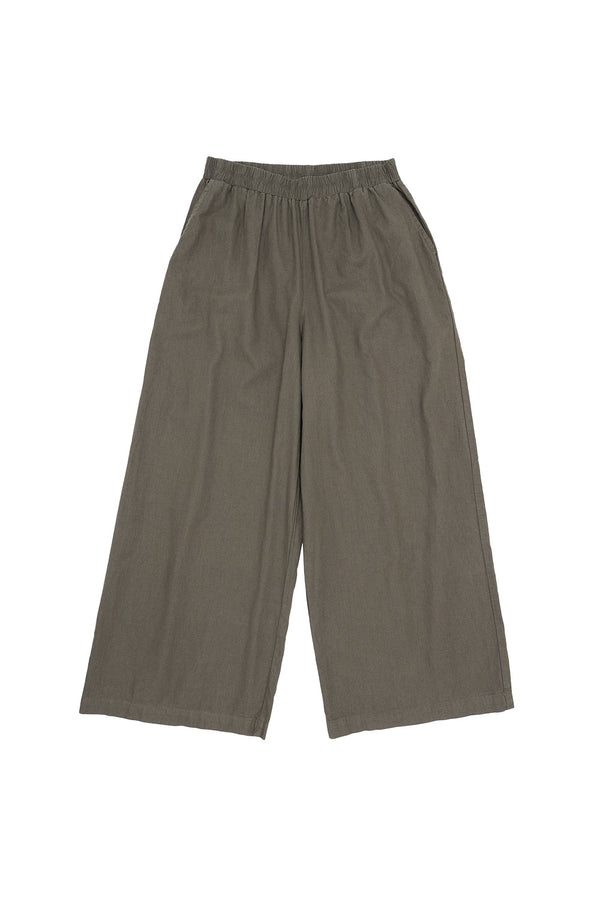 Montreux Cropped Pant | Jungmaven Hemp Clothing & Accessories / Color: Olive Green