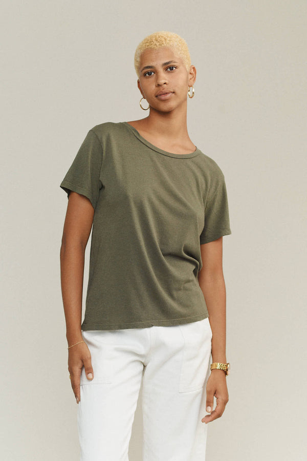 Ojai Tee | Jungmaven Hemp Clothing & Accessories / model_desc: Naya is 5’9” wearing S