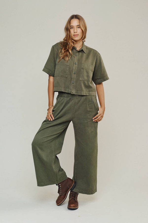 Disco Twill Pant | Jungmaven Hemp Clothing & Accessories / model_desc: Maya is 5’10” wearing S