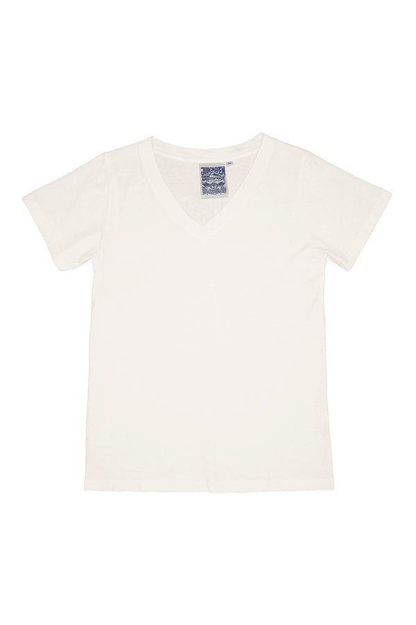 Paige V-neck | Jungmaven Hemp Clothing & Accessories / Color: Washed White