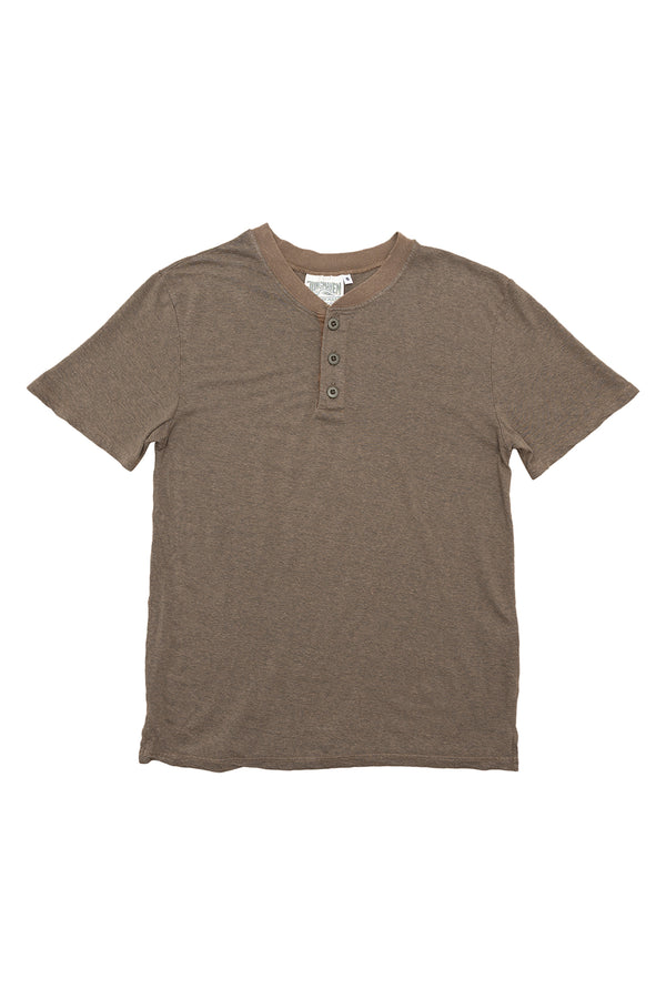 Pullman Henley Tee | Jungmaven Hemp Clothing & Accessories / Color: Olive Green
