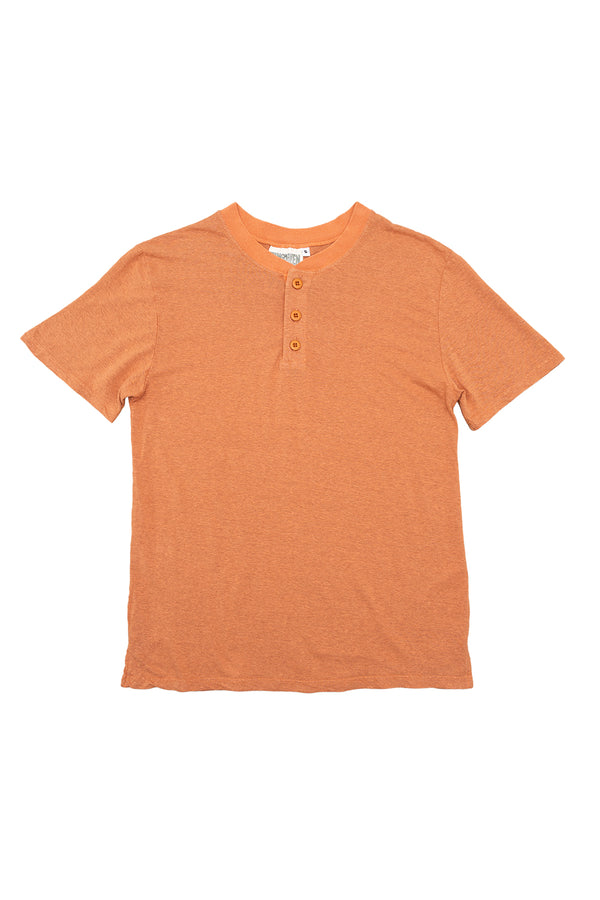 Pullman Henley Tee | Jungmaven Hemp Clothing & Accessories / Color: Pumpkin Spice