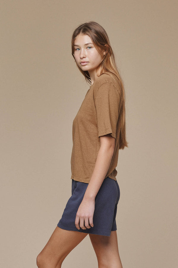 Silverlake Cropped Tee | Jungmaven Hemp Clothing & Accessories / Color: