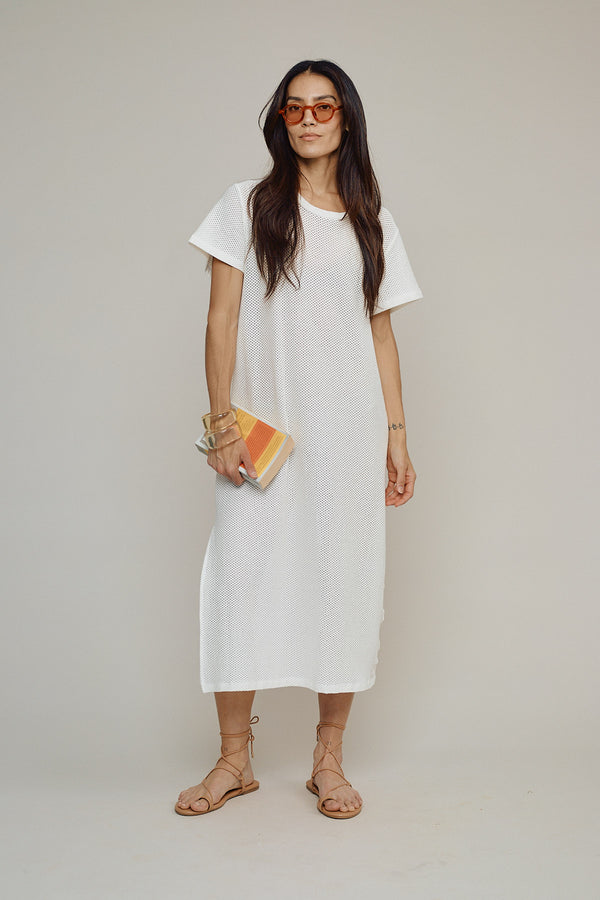 Mesh Sydney Dress | Jungmaven Hemp Clothing & Accessories / model_desc: Jenna is 5’10” wearing L