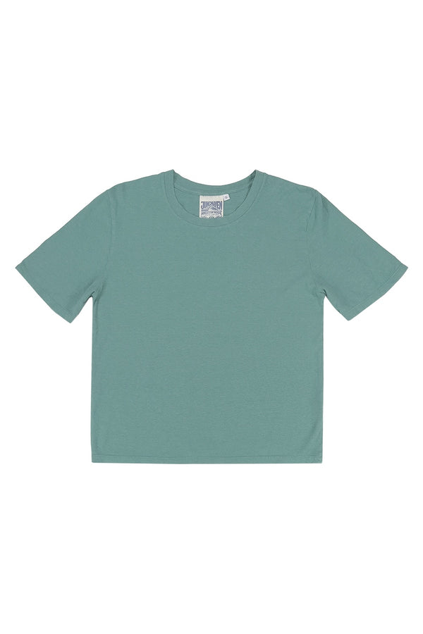 Silverlake Cropped Tee - Sale Colors | Jungmaven Hemp Clothing & Accessories / Color: Teal