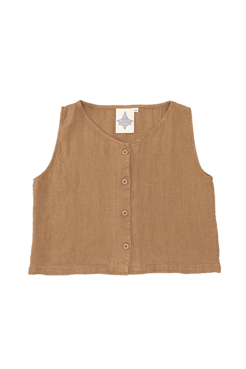 Skyline 100% Hemp Vest | Jungmaven Hemp Clothing & Accessories / Color: Coyote