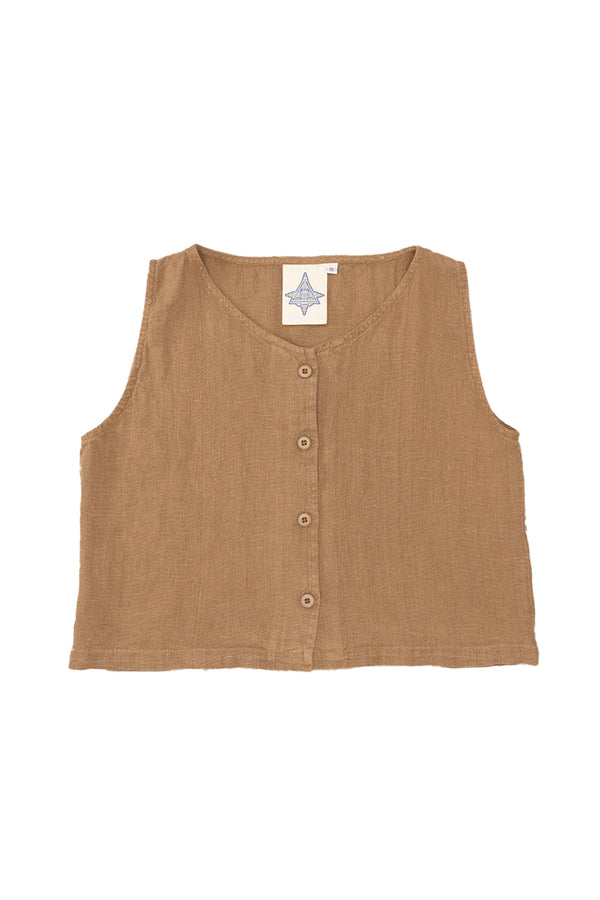 Skyline 100% Hemp Vest | Jungmaven Hemp Clothing & Accessories / Color: Coyote