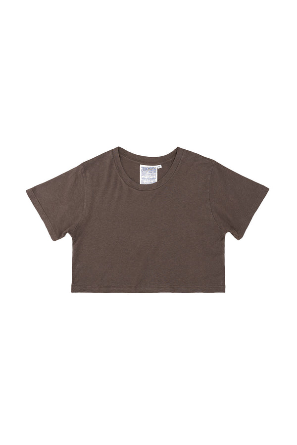 Super Cropped Lorel Tee | Jungmaven Hemp Clothing & Accessories / Color: Coffee Bean