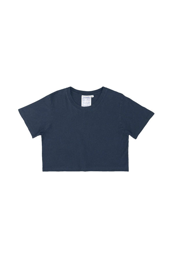 Cropped Lorel Tee | Jungmaven Hemp Clothing & Accessories / Color: Navy