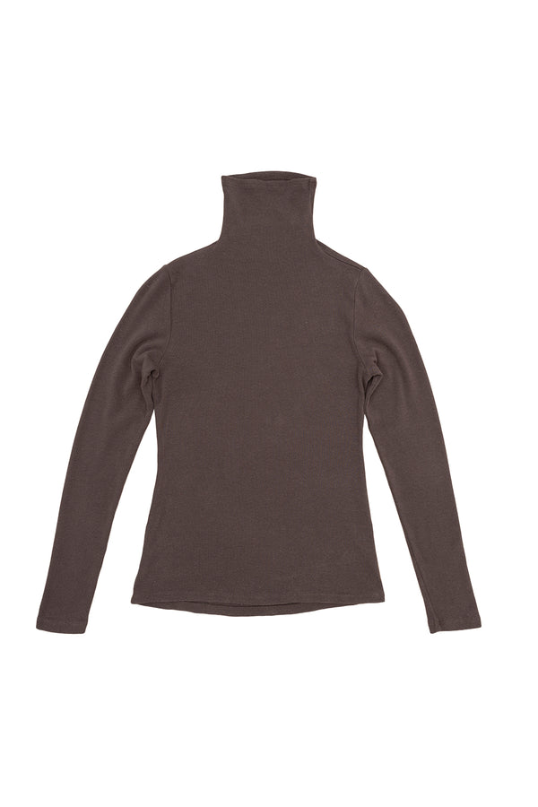 Whidbey Turtleneck | Jungmaven Hemp Clothing & Accessories / Color: Coffee Bean