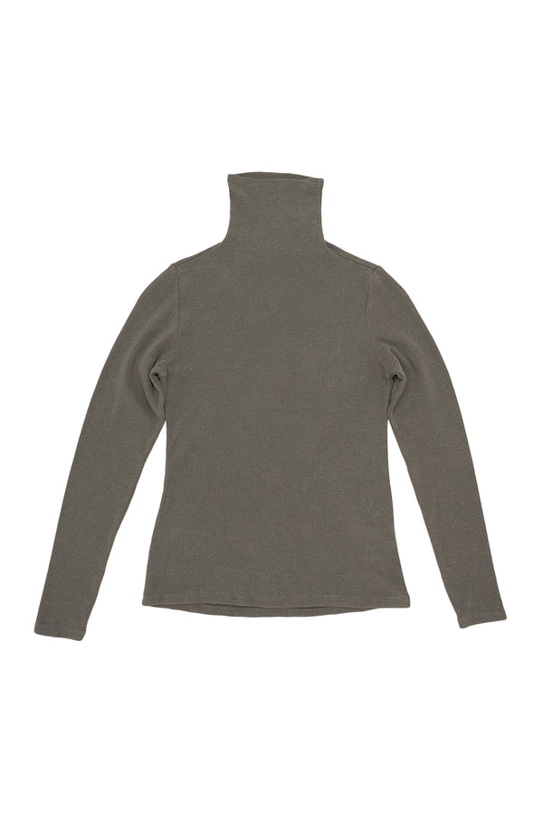 Whidbey Turtleneck | Jungmaven Hemp Clothing & Accessories / Color: Olive Green